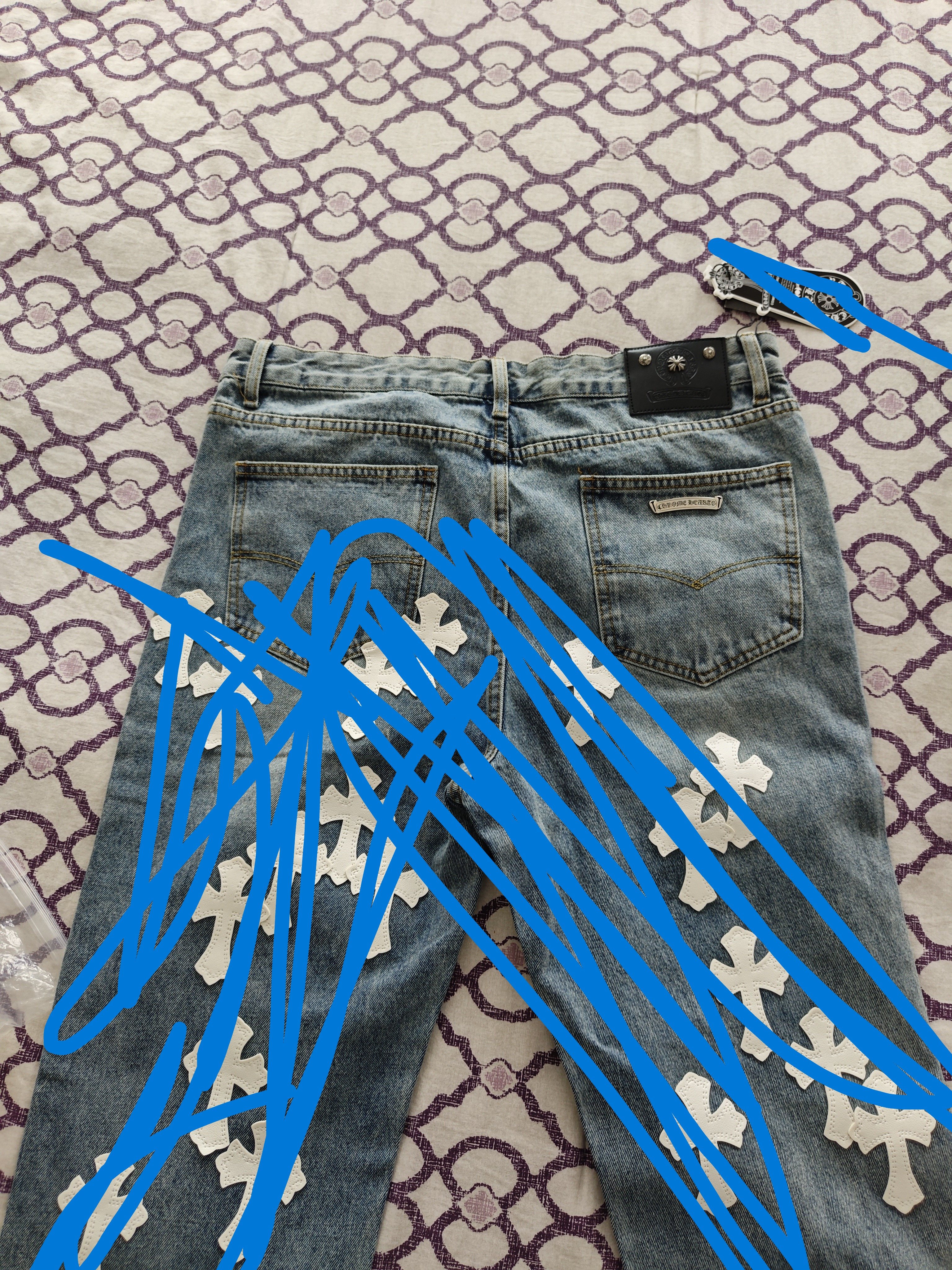 [36] fits [32] [CANADIAN WAREHOUSE] [FAST SHIPPING 7-10 DAYS] Chrome Jeans