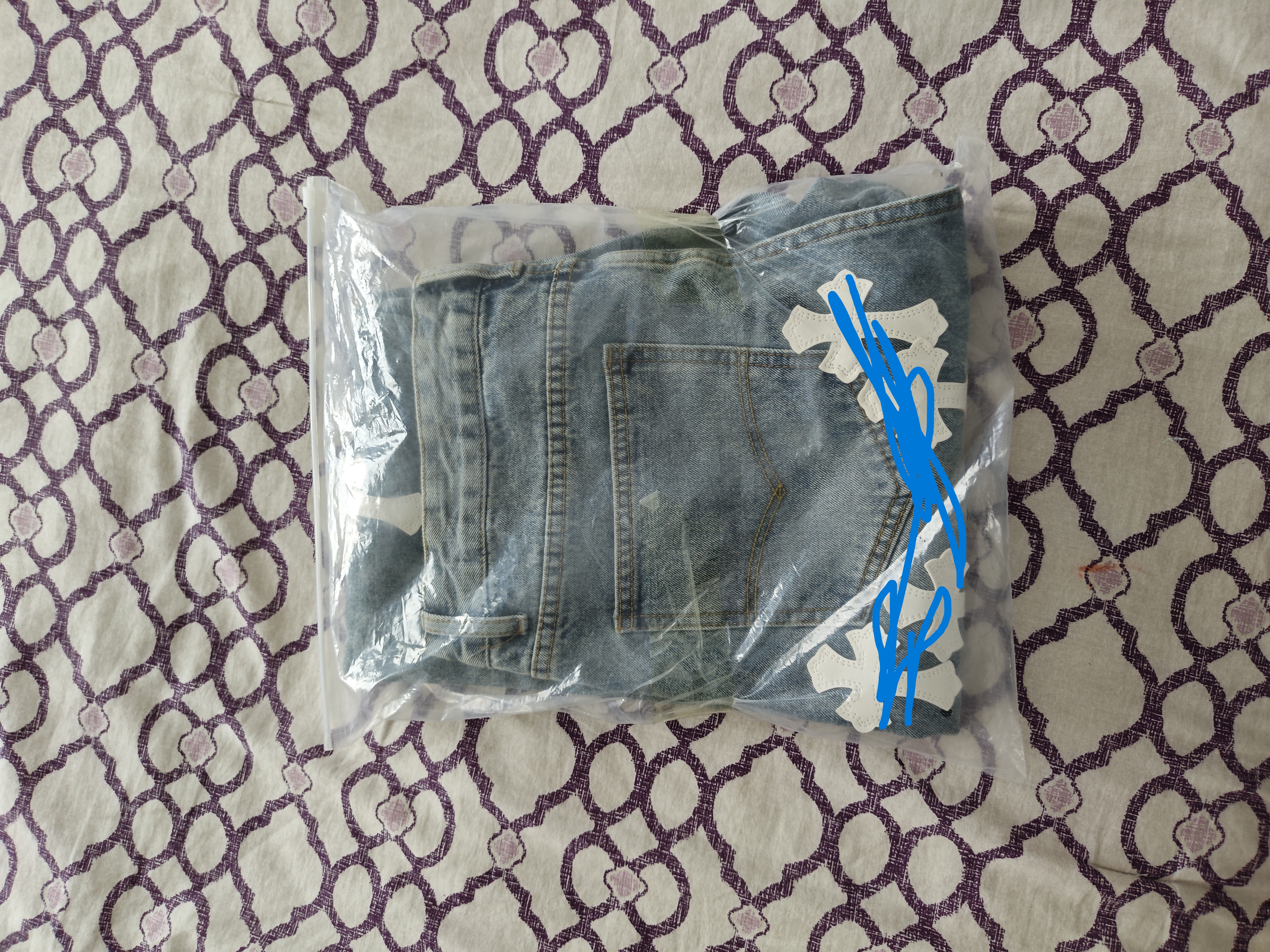 [36] fits [32] [CANADIAN WAREHOUSE] [FAST SHIPPING 7-10 DAYS] Chrome Jeans